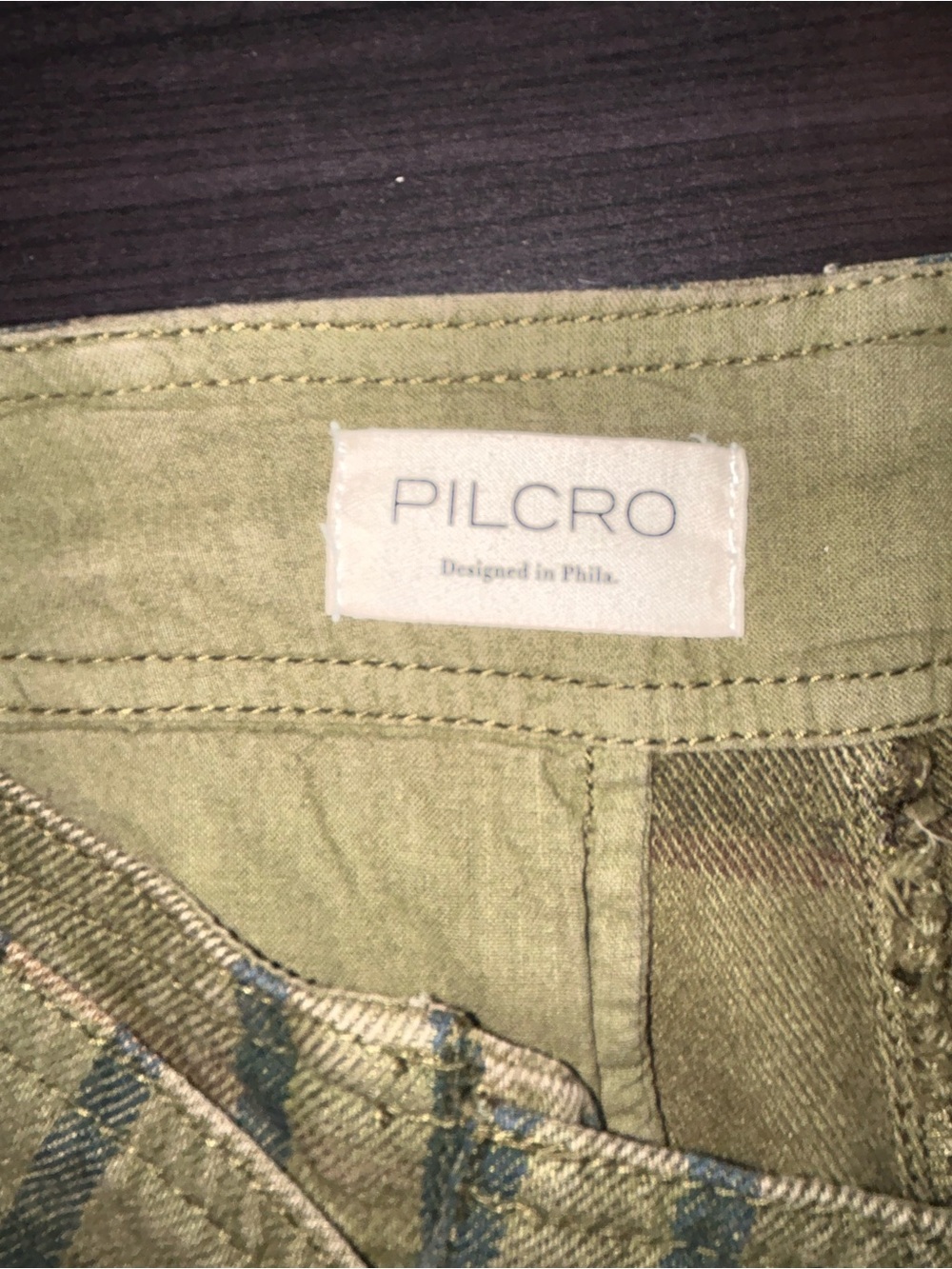 Pilcro Kilted Plaid Wide-Leg
Surplice Pants size 27 - Picture 9 of 11